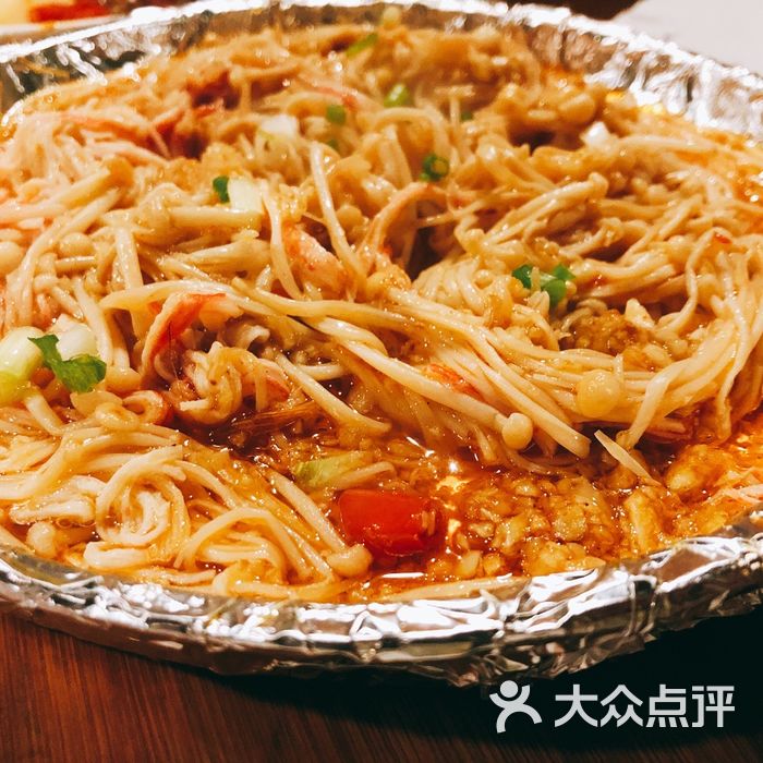 虾神烧烤铁板蟹柳金针菇图片-北京烧烤-大众点评网