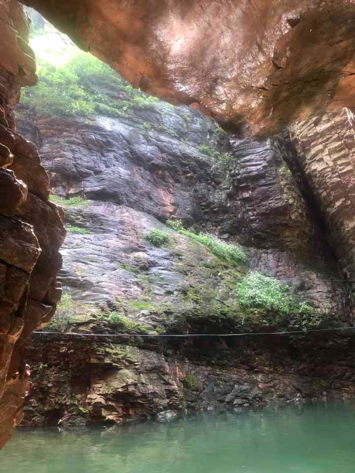 湖洞水自然风景区-"湖洞水大峡谷景区,周末游玩好去处[强] .