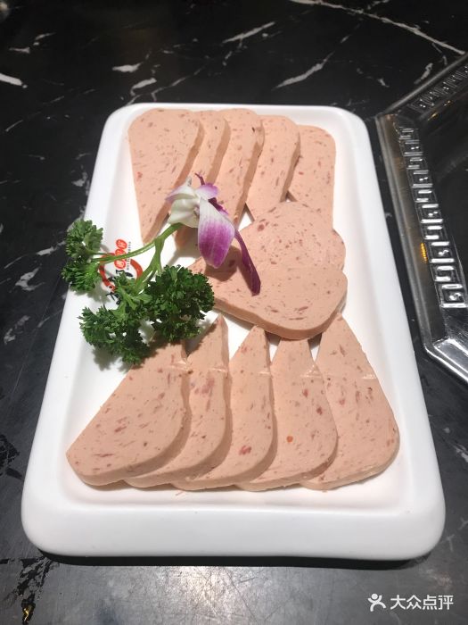 成都遇见你地道老火锅午餐肉图片