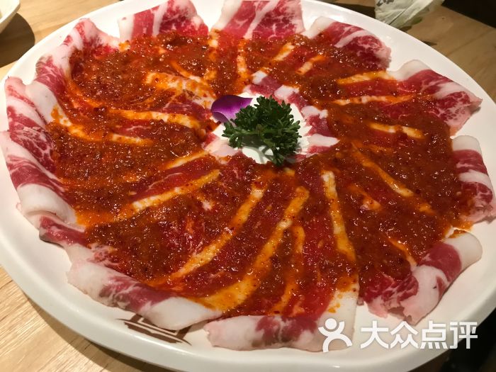 韩宫宴炭火烤肉(宁波鄞州店)特味酱五花图片 - 第771张