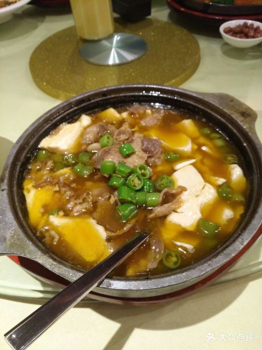 石锅牛肉豆花