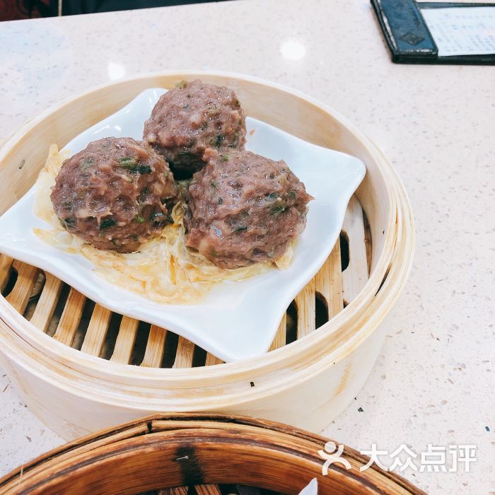 陈皮蒸牛肉球