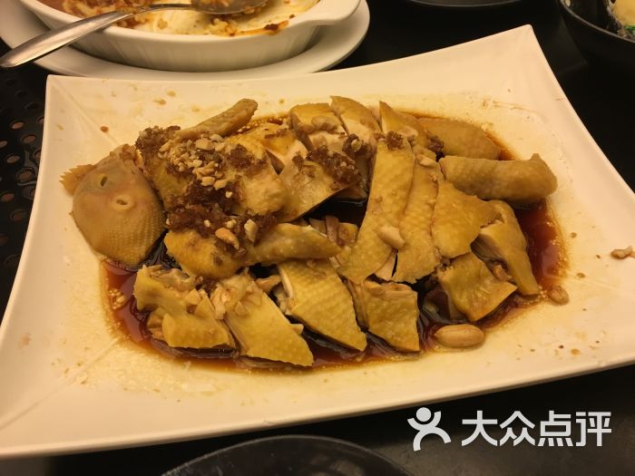 纯再餐厅(光明广场店)-沙姜葱油鸡图片-广州美食-大众点评网