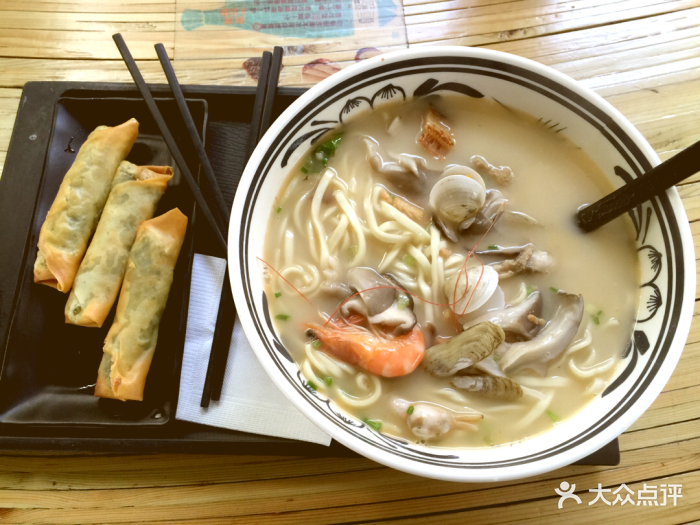 鱼满鲜海鲜汤面(万航渡路店)海鲜菌菇面图片 第5张