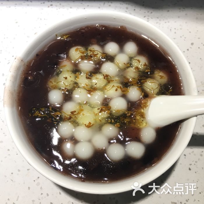 桂花莲子赤豆元宵