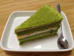 抹茶黄桃蛋糕