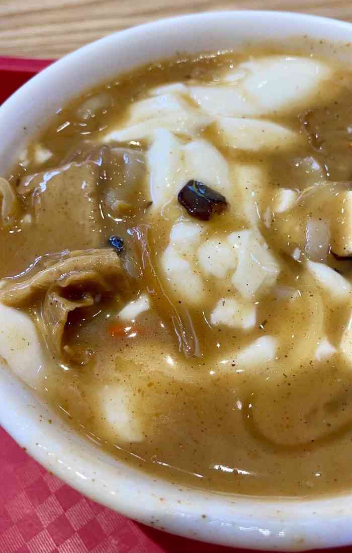 自己扫码点餐取餐 【菜品】「野山菌胡辣汤」可以要加豆腐脑的两掺