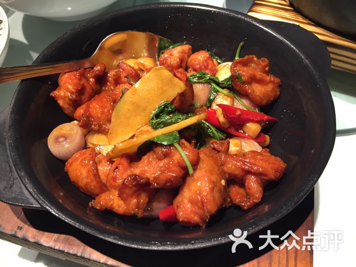汤城小厨(汉光百货店-台式金不换三杯鸡图片-北京美食-大众点评网