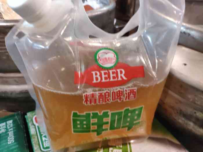 青岛啤酒鲜啤原浆(陶然亭店)-"青岛啤酒袋装的味道地道,口感醇香!