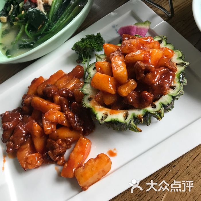 新白鹿餐厅(解百新元华店)菠萝牛柳图片 - 第0张