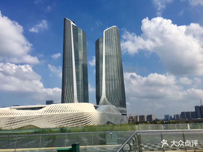 青奥中心双塔楼图片