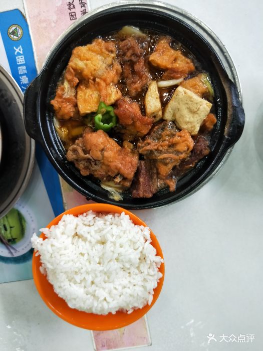 东南大学食堂瓦香鱼块图片