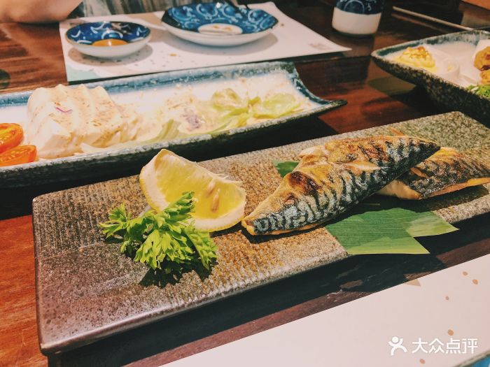 浅寻日式料理(万达店)青花鱼定食图片 - 第1张
