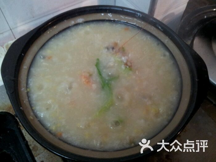 排骨淮山干贝粥_海鲜大餐_海鲜干贝粥