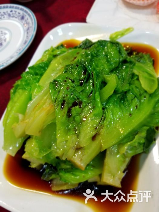 白灼生菜