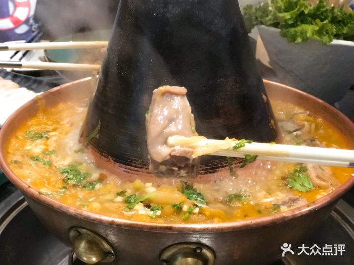 尝海hotpot铜火锅酸菜羊排锅图片 第310张