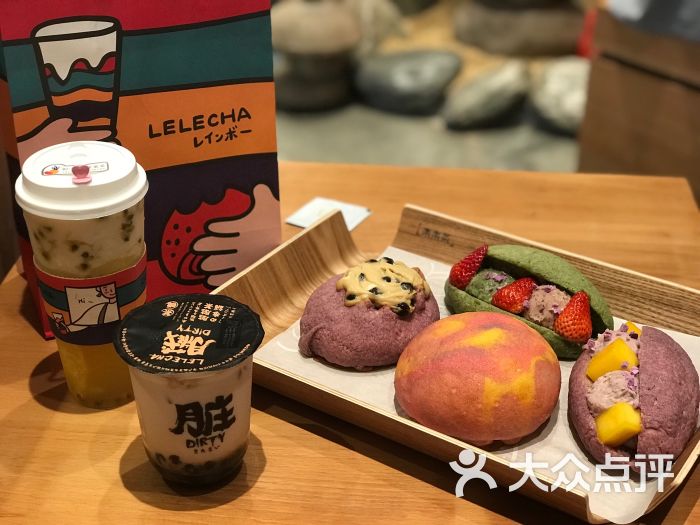 lelecha乐乐茶(乐峰广场店)-手炒黑糖脏脏茶图片-广州美食-大众点评网