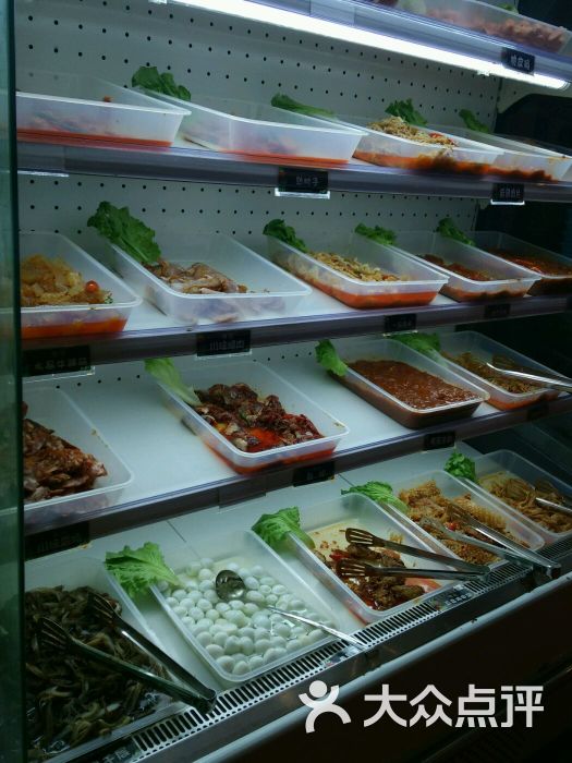 关刀即时捞量贩冒菜(奥克斯店)荤菜区图片 - 第4张