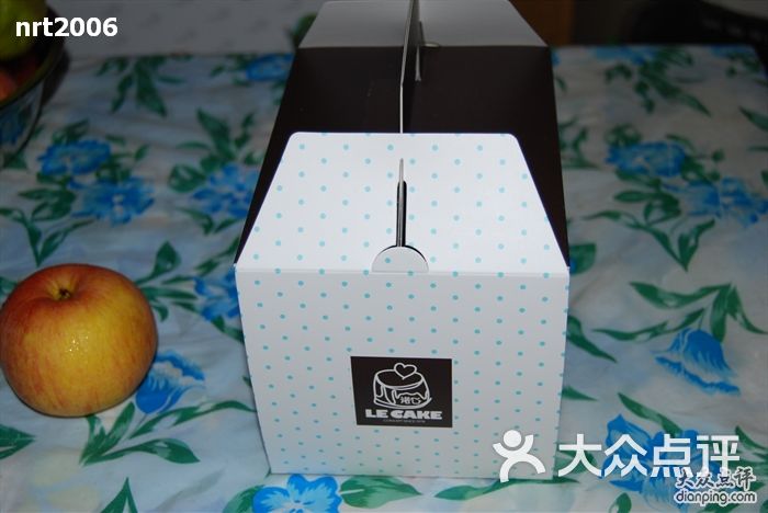 诺心试吃蛋糕包装盒a图片-北京西式甜点-大众点评网