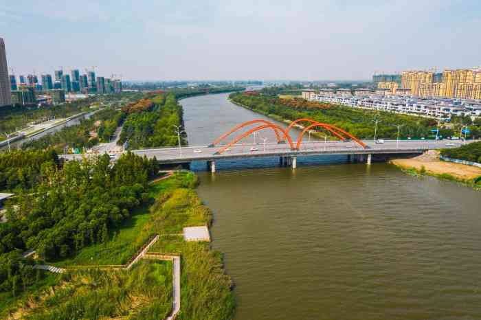 新汴河水利风景区-"宿州的公园现在越来越多了,新汴河景区也是.