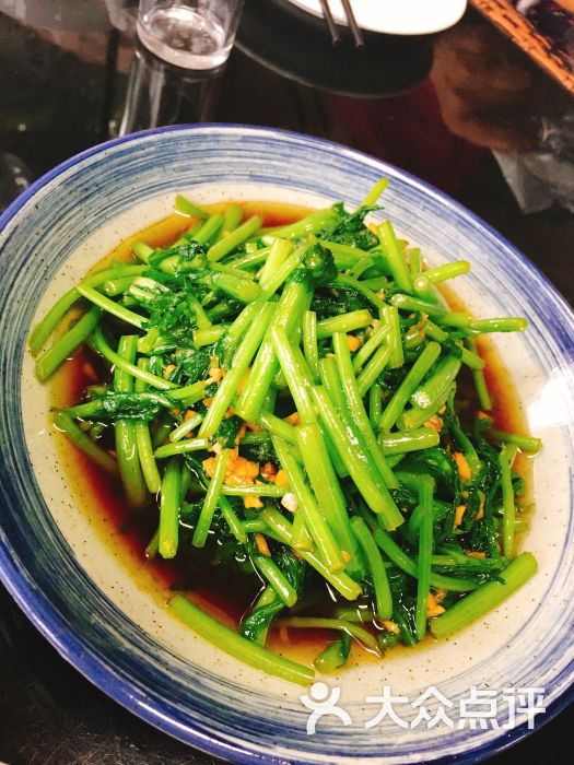 张鸟园农家乐清炒茼蒿菜图片 第14张