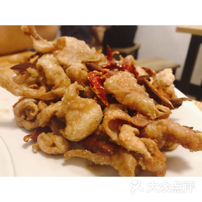 麻辣鸡皮