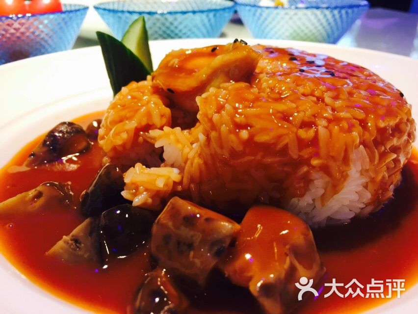 港式鲍汁鲍鱼菌菇捞饭