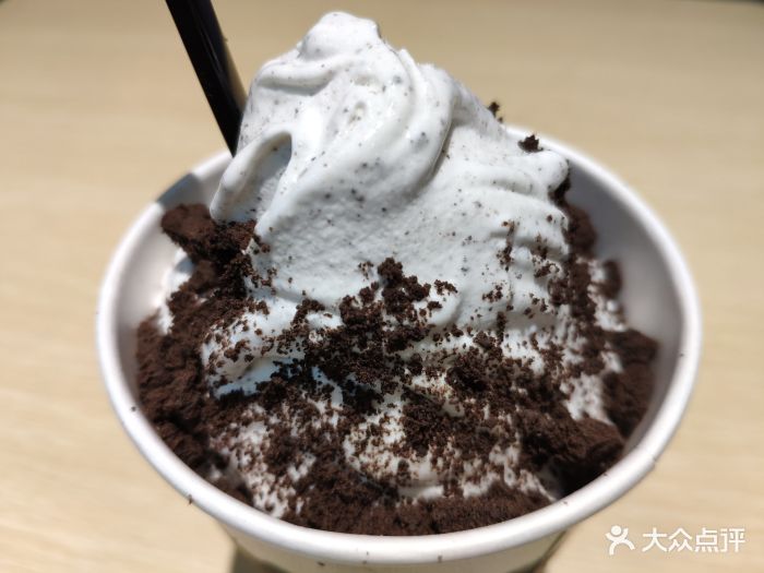 香港百真·定制冰淇淋(六合店)奥利奥风暴冰淇淋图片