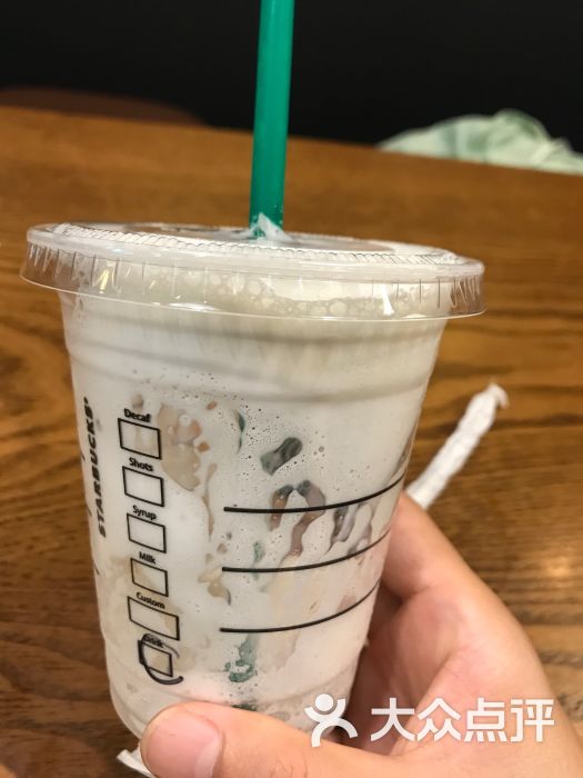 星巴克(复兴门外店)香草星冰乐抹茶星冰乐图片 第1张