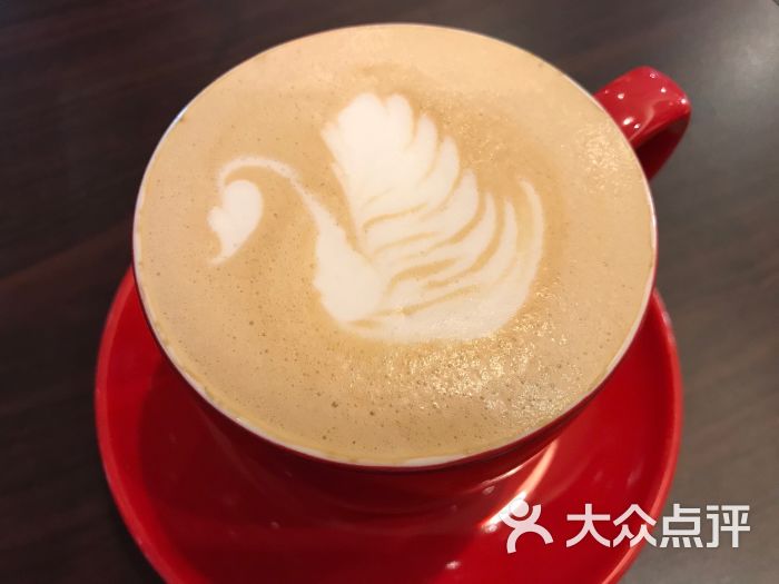 pacificcoffee太平洋咖啡(万达店)天鹅拉花咖啡图片 - 第1张