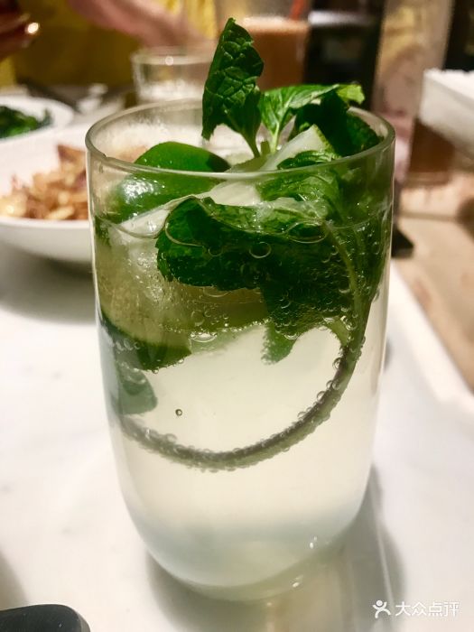 柠檬薄荷苏打水