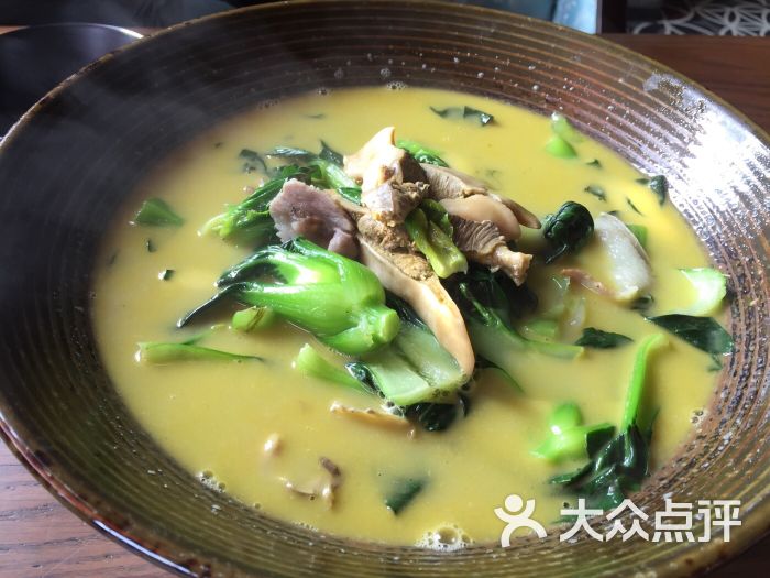 青菜烧河蚌