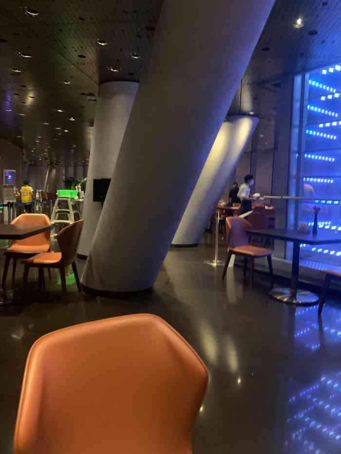 上海中心·lounge 552-"视野很好,可以俯瞰浦江两岸,.