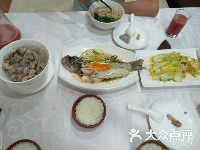 金色芙蓉茶油主题餐厅饭菜全景图片 - 第36张