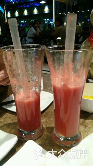 犇铁板烧-鲜榨果汁(西瓜汁)-菜-鲜榨果汁(西瓜汁)图片