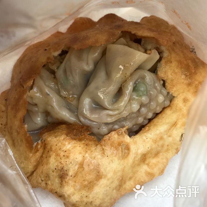 油饼包烧麦
