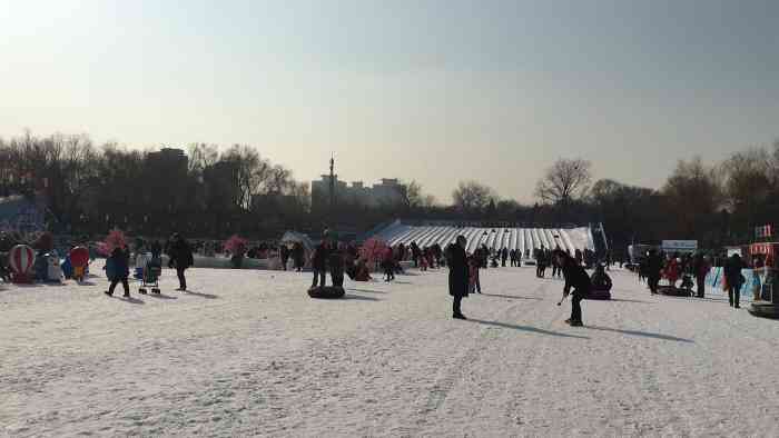 紫竹院公园第一届欢乐冰雪季-"紫竹院第一届冰雪节,亭