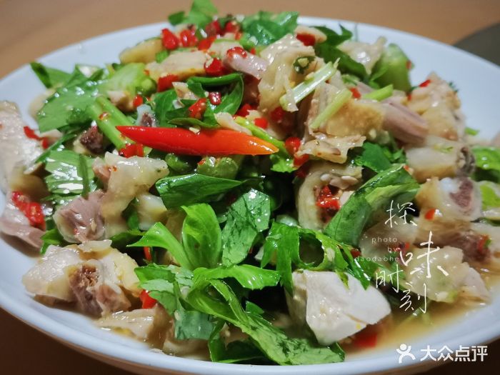 深巷子一鸡四吃-椒麻鸡-菜-椒麻鸡图片-重庆美食-大众