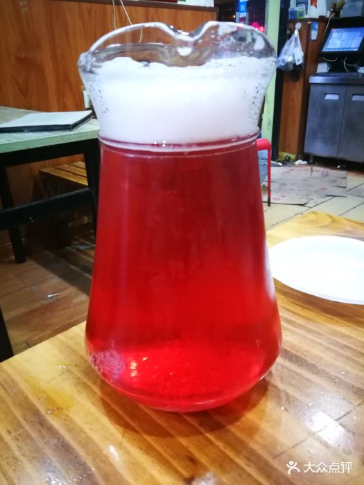 巧媳妇活海鲜大排档-蓝莓果啤图片-青岛美食-大众点评