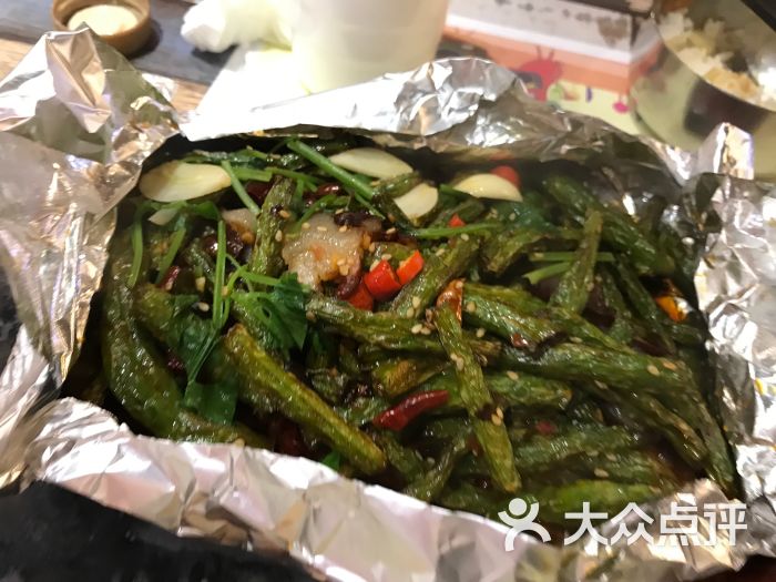 锡纸四季豆
