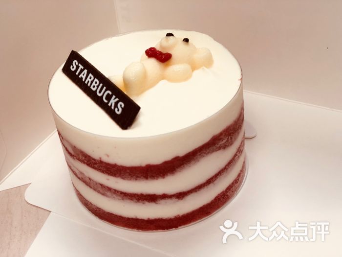 星巴克(柳州路店)小熊红丝绒蛋糕图片 - 第7张