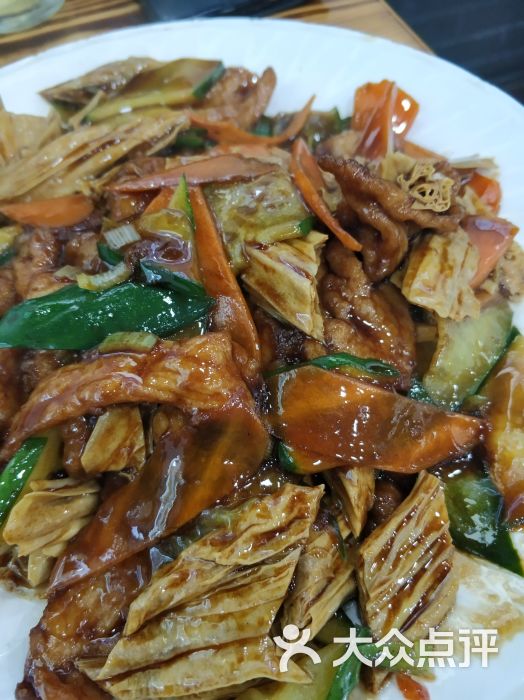 老北京饺子馆肉片烧腐竹图片 - 第2张