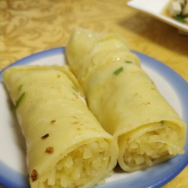 鸡蛋饼土豆丝