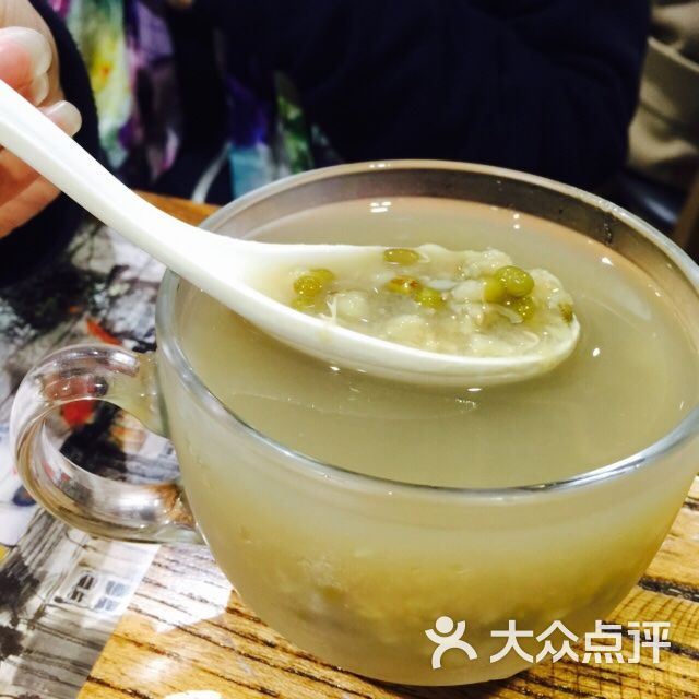 心乐面馆(进贤路店-绿豆汤-菜-绿豆汤图片-上海美食-大众点评网