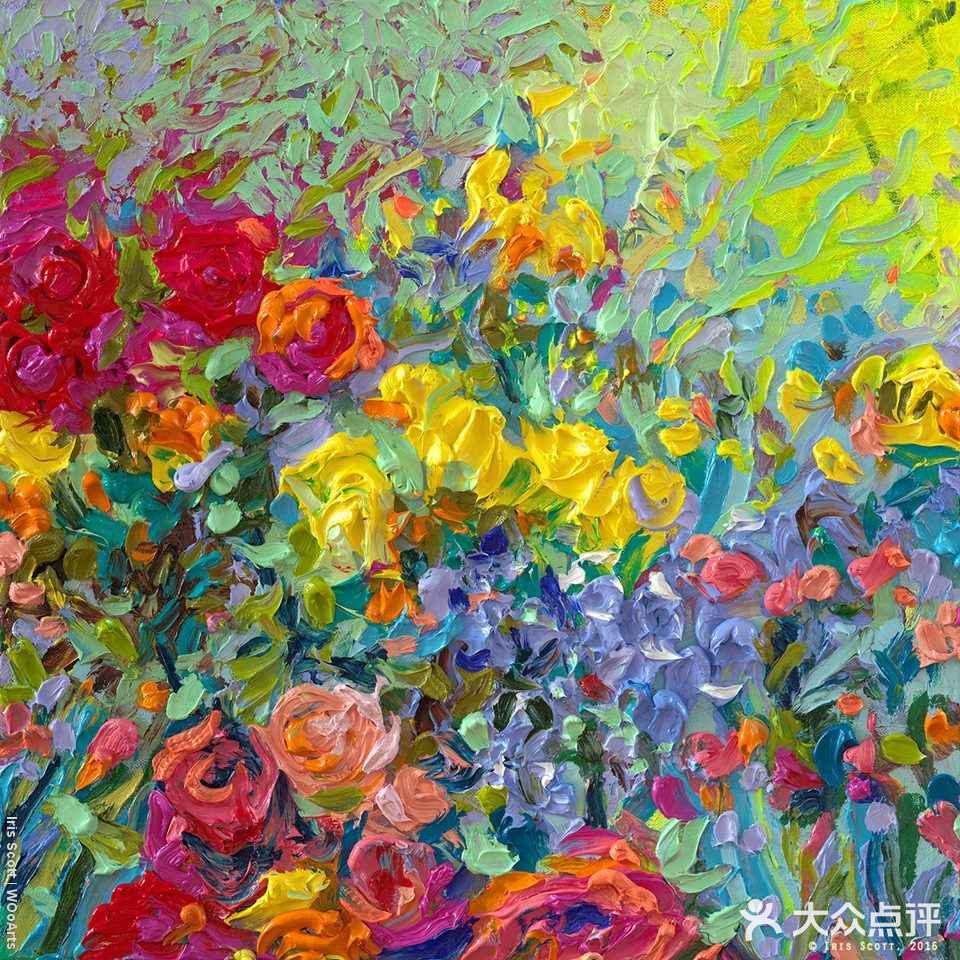 美国艺术家艾里斯·斯科特iris scott的出色手指油画