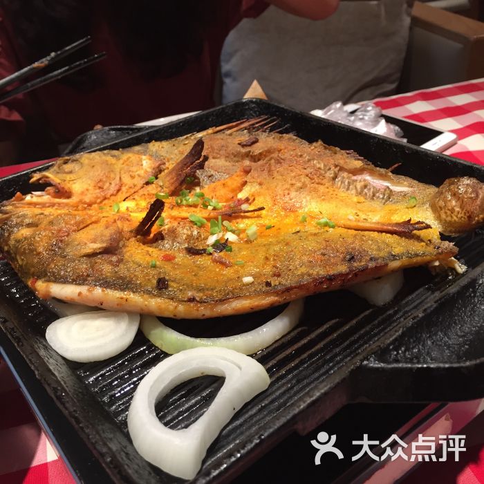 西贝莜面村(上海周浦万达店)香葱烤鱼图片 - 第4张
