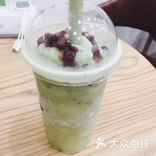 红豆抹茶冰沙