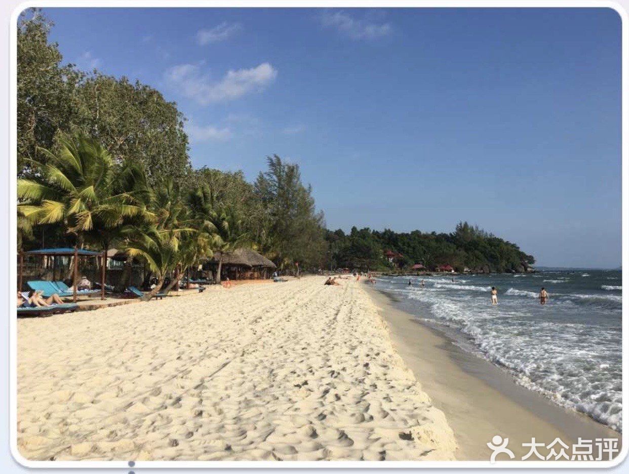西哈努克港的海滩