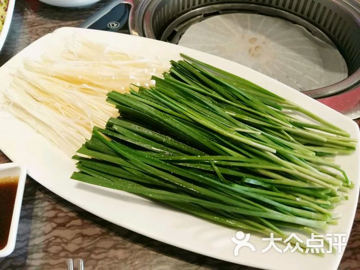 牛市牛高丽精品烤肉店(西直门店)韭菜金针菇拼盘图片 第6张
