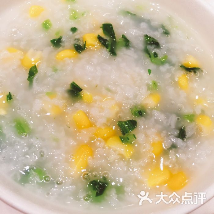 玉米青菜粥